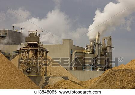Pulp processing factory, Matane, Quebec View Large Photo Image Stock Photography - Pulp processing factory, Matane, Quebec. Fotosearch