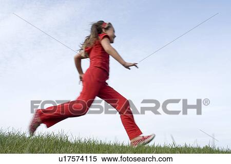 Six year old girl running, Winnipeg, Canada View Large Photo Image Stock Photography - Six year old girl running, Winnipeg, Canada. Fotosearch