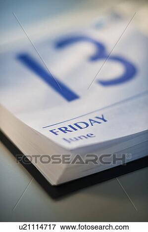 A calender showing Friday the thirteenth View Large Photo Image Stock Photo - A calender showing Friday the thirteenth. Fotosearch