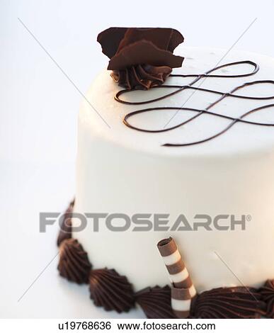 A chocolate and vanilla cake View Large Photo Image Stock Photograph - A chocolate and vanilla cake. Fotosearch