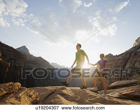 A couple at Red Rock View Large Photo Image Stock Photo - A couple at Red Rock. Fotosearch