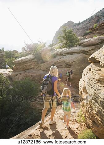Stock Photograph - A family vacation at Red Rock. Fotosearch