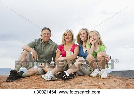 A family vacation in Red Rock View Large Photo Image Picture - A family vacation in Red Rock. Fotosearch