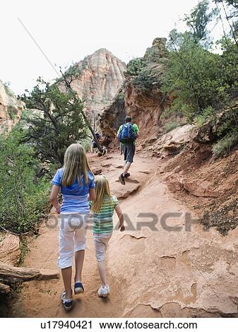 A father and two kids at Red Rock View Large Photo Image Stock Image - A father and two kids at Red Rock. Fotosearch