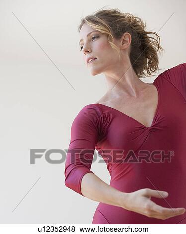 A female ballet dancer View Large Photo Image Stock Photo - A female ballet dancer. Fotosearch