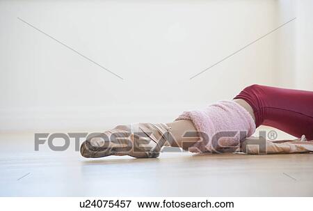 Stock Photo - A female ballet dancer. Fotosearch
