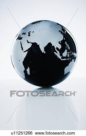 Stock Photograph - A globe. Fotosearch