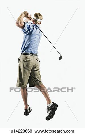 A golfer View Large Photo Image Stock Photo - A golfer. Fotosearch