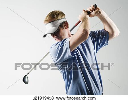 A golfer View Large Photo Image Stock Photo - A golfer. Fotosearch