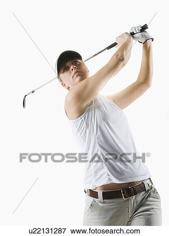 A golfer View Large Photo Image Stock Photo - A golfer. Fotosearch