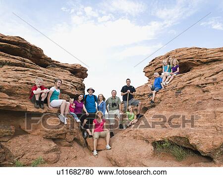 A large family on vacation at Red Rock View Large Photo Image Stock Image - A large family on vacation at Red Rock. Fotosearch