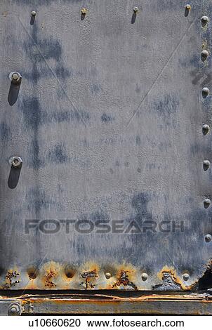 Stock Image - A metal surface. Fotosearch