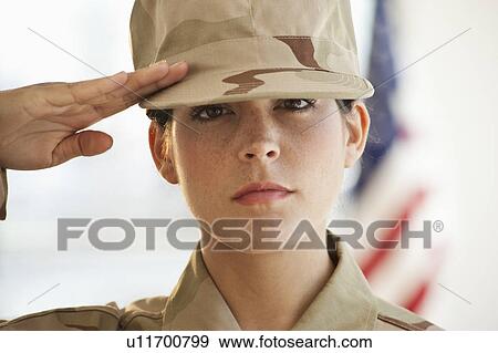 A military officer saluting View Large Photo Image Stock Photo - A military officer saluting. Fotosearch