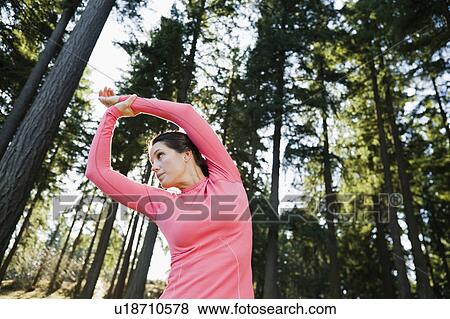 A runner in the woods View Large Photo Image Stock Photo - A runner in the woods. Fotosearch