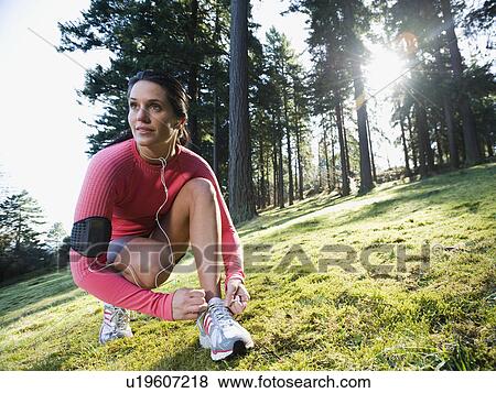 A runner in the woods View Large Photo Image Stock Photo - A runner in the woods. Fotosearch