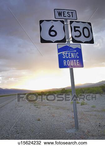 Stock Image - A scenic and empty road. Fotosearch