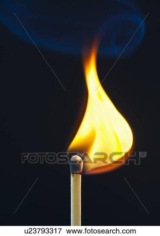 Stock Photo - A single match. Fotosearch