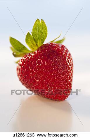 Stock Image - A strawberry. Fotosearch