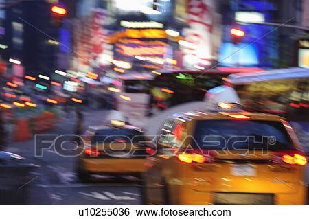 Stock Photograph - A street scene in New York. Fotosearch