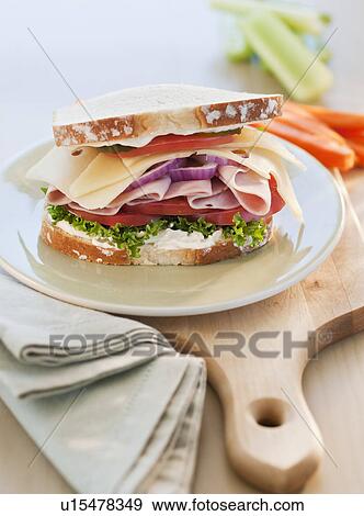 A tasty sandwich View Large Photo Image Stock Photo - A tasty sandwich. Fotosearch