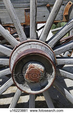 Stock Image - A wagon wheel. Fotosearch