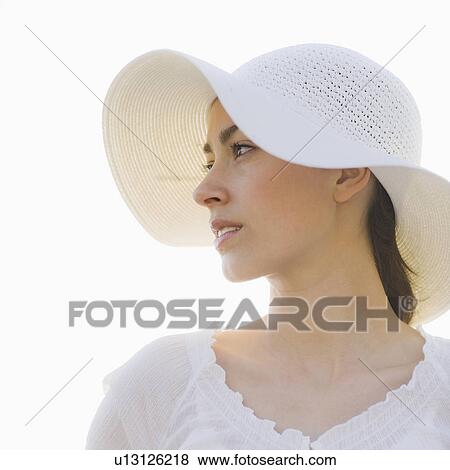 A woman outdoors smiling View Large Photo Image Stock Photo - A woman outdoors smiling. Fotosearch