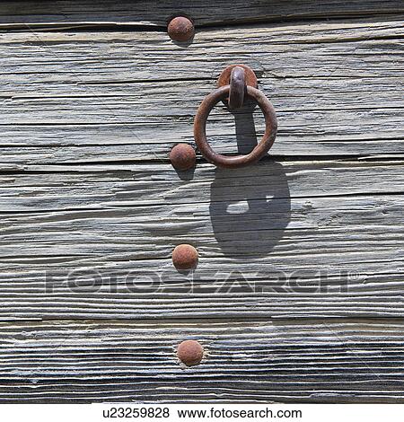 Stock Photo - A wooden surface. Fotosearch