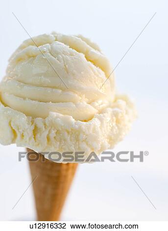 An ice cream cone View Large Photo Image Stock Image - An ice cream cone. Fotosearch