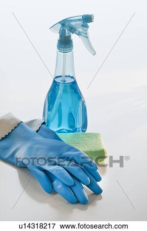 Cleaning supplies View Large Photo Image Stock Photo - Cleaning supplies. Fotosearch