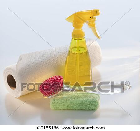 Stock Photograph - Cleaning supplies. Fotosearch