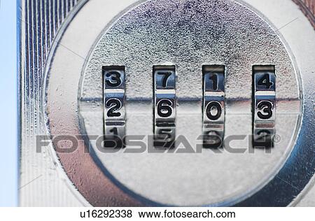 Combination lock View Large Photo Image Stock Photo - Combination lock. Fotosearch