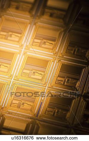 Stock Photograph - Computer chips. Fotosearch