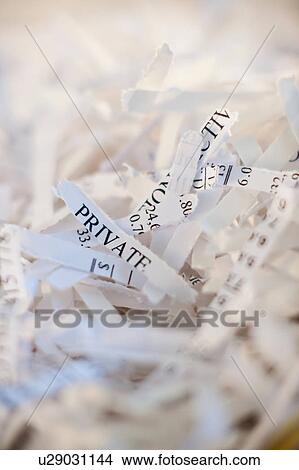 Confidential paperwork shredded View Large Photo Image Picture - Confidential paperwork shredded. Fotosearch