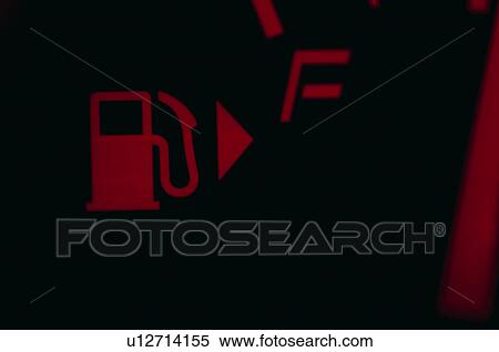 Stock Photography - Gas gauge in a car. Fotosearch