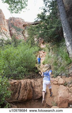 Kids at Red Rock View Large Photo Image Picture - Kids at Red Rock. Fotosearch