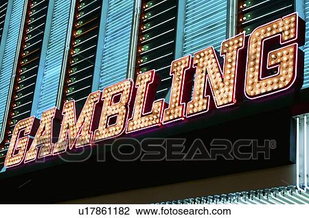 Stock Image - Las Vegas casino sign. Fotosearch