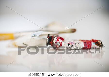 Stock Image - Paint supplies. Fotosearch