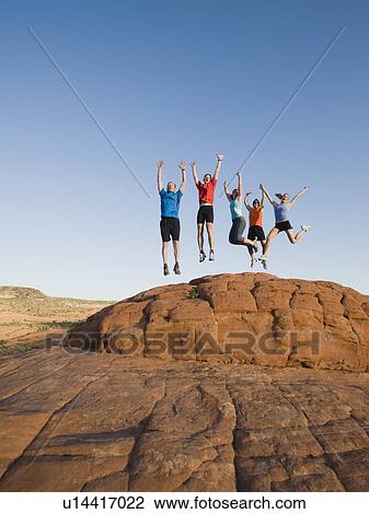 Runners at Red Rock taking a break View Large Photo Image Stock Image - Runners at Red Rock taking a break. Fotosearch