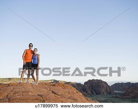 Runners at Red Rock taking a break View Large Photo Image Stock Photography - Runners at Red Rock taking a break. Fotosearch