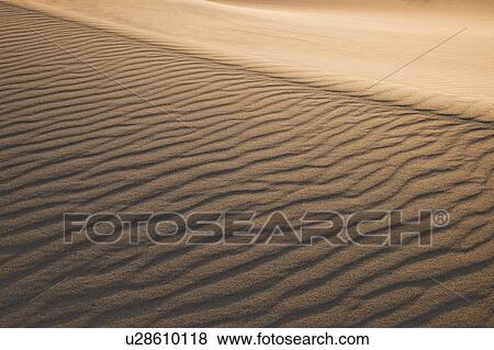 Sand dunes in the desert View Large Photo Image Stock Photo - Sand dunes in the desert. Fotosearch