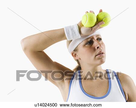 Stock Image - Tennis player. Fotosearch