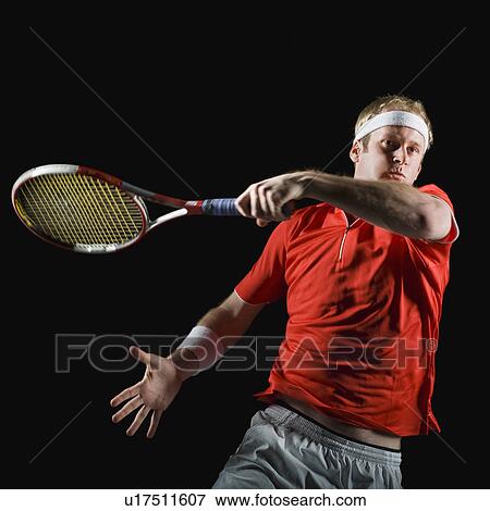 Stock Photo - Tennis player. Fotosearch