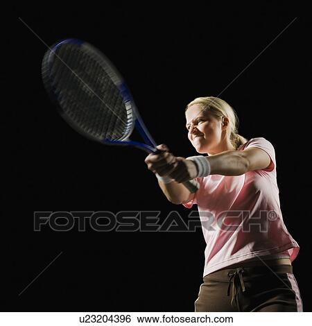 Stock Photograph - Tennis player. Fotosearch