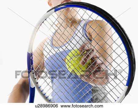 Stock Photograph - Tennis player. Fotosearch