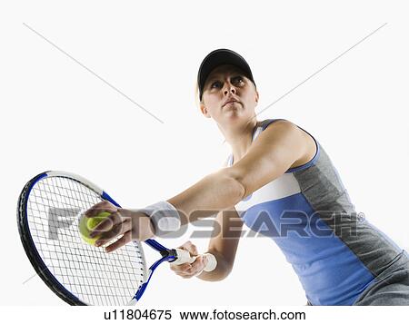 Stock Photography - Tennis player. Fotosearch