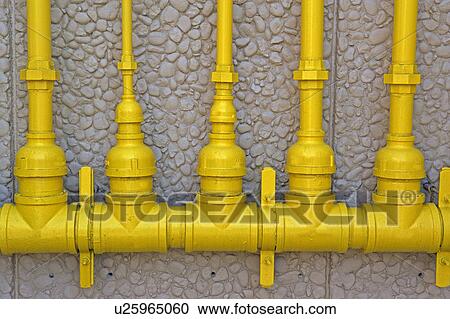 Stock Image - Water pipes. Fotosearch