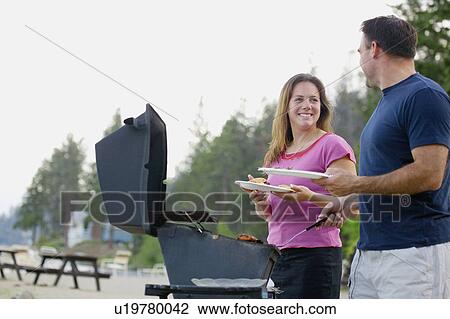 Stock Image - A barbecue. Fotosearch