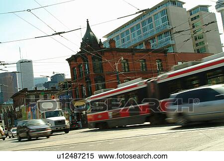 Stock Photography - A busy street. Fotosearch