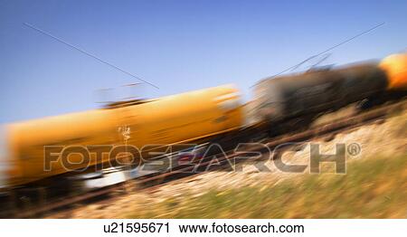 Stock Image - A cargo train. Fotosearch