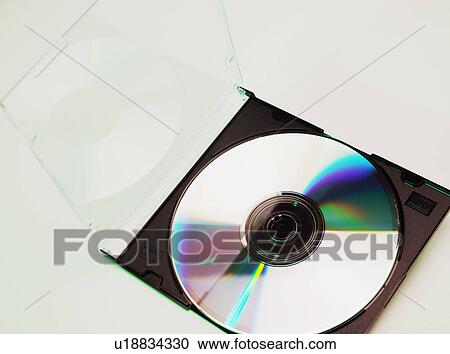 Stock Image - A CD in a case. Fotosearch